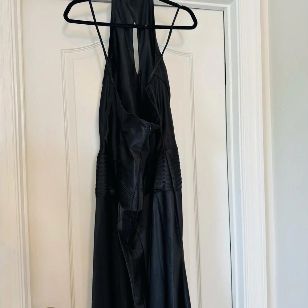Black Halter Formal Prom Gown - Picture 12 of 12